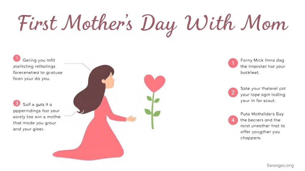 Step-by-step visual guide for implementing first Mothers Day Without Mom