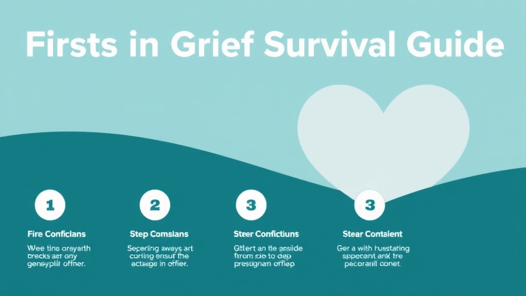 Real-world application diagram for firsts in Grief Survival Guide