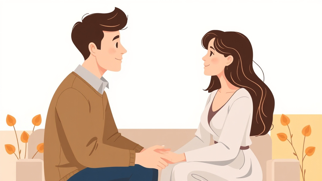 Illustration breaking down the fundamentals of getting Engaged After Losing a Spouse