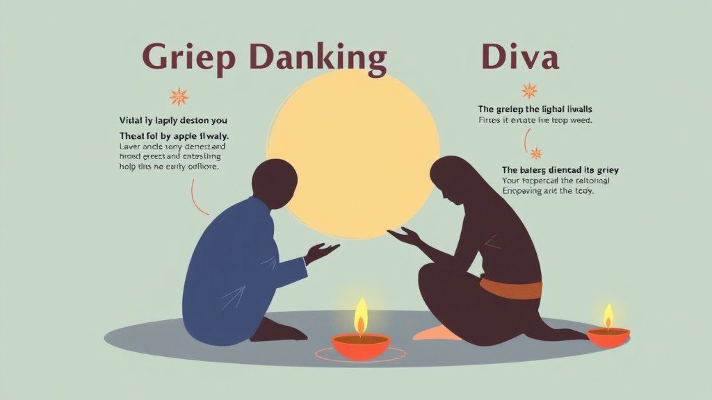Practical checklist visual for grief During Diwali