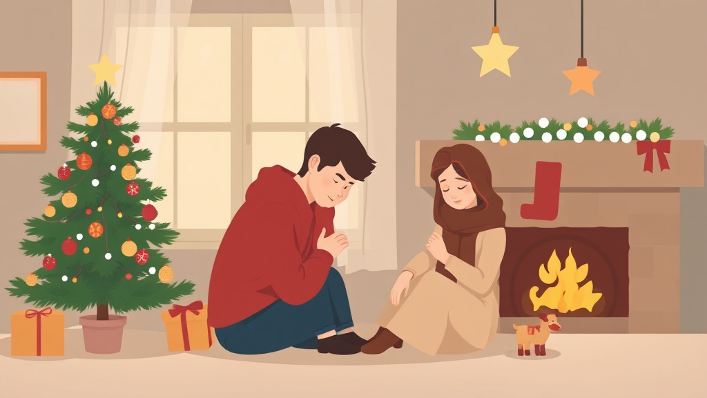 Educational graphic covering the essentials of grief During the Holiday Season