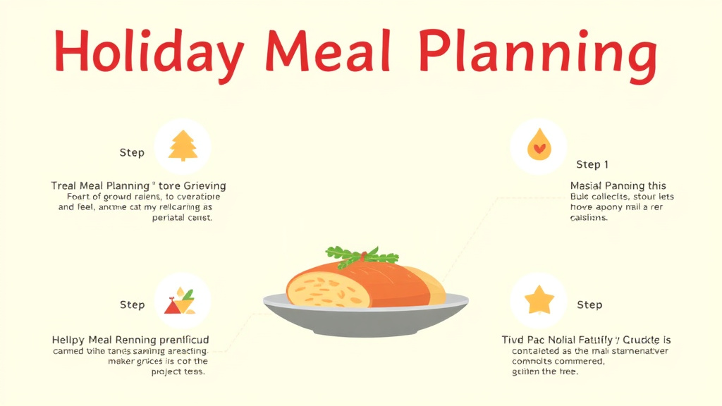 Practical checklist visual for holiday Meal Planning When Grieving