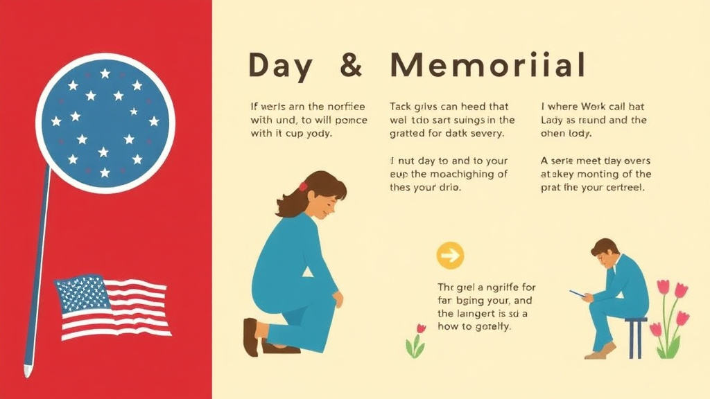 Step-by-step visual guide for implementing labor Day and Memorial Day Grief