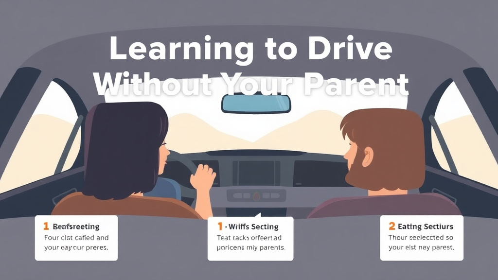 Action-oriented illustration showing how to apply learning to Drive Without Your Parent