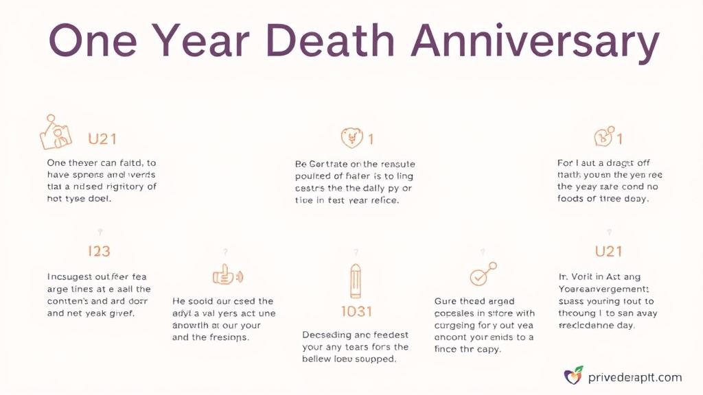 Hands-on guide visualization for one Year Death Anniversary What to Expect