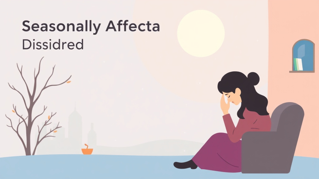 Action-oriented illustration showing how to apply seasonal Affective Disorder and Grief
