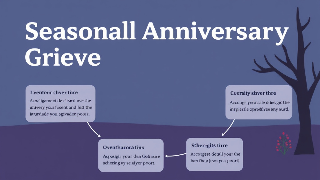 Practical workflow diagram for seasonal Anniversary Grief Responses