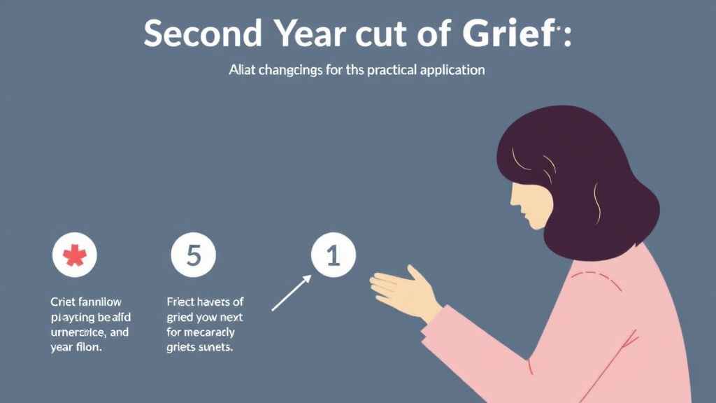 Practical checklist visual for second Year of Grief What Changes