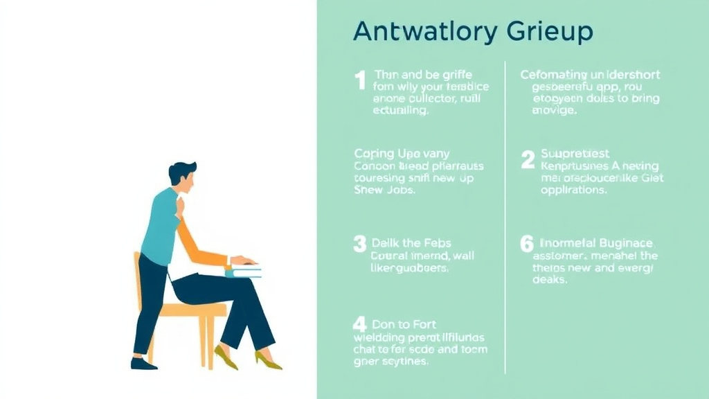 Practical workflow diagram for starting a New Job While Grieving