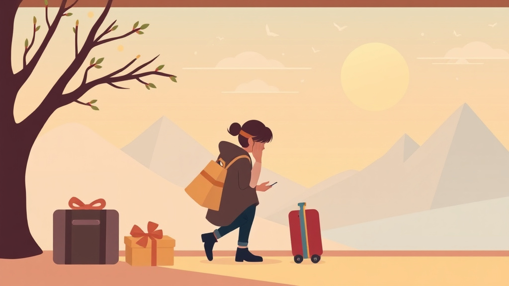 An informative visual explaining traveling for Holidays While Grieving for beginners and professionals