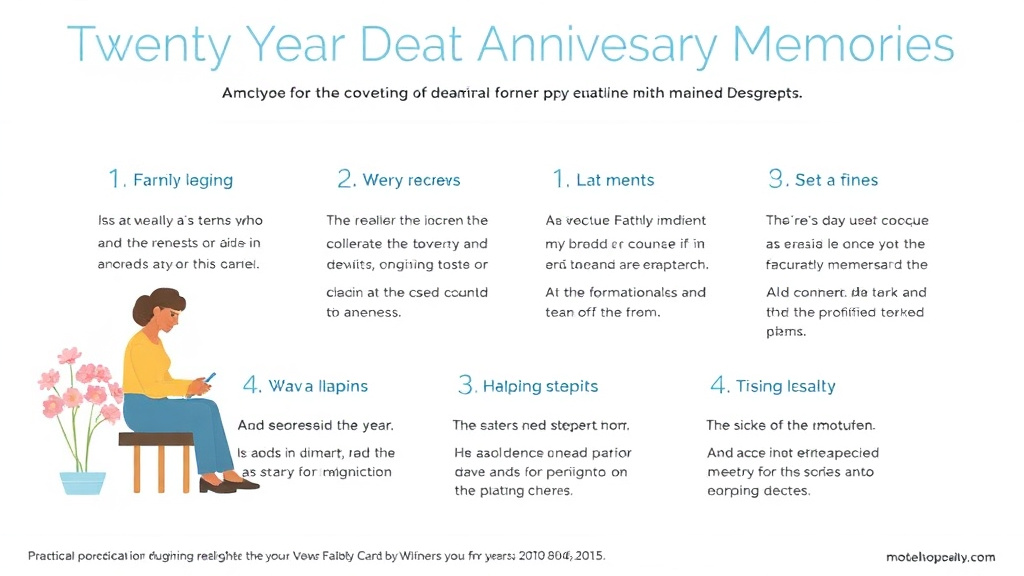 Hands-on guide visualization for twenty Year Death Anniversary Memories