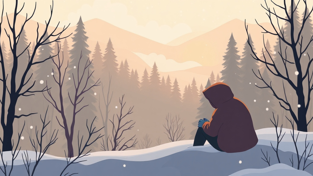 An informative visual explaining winter Grief and Dark Days for beginners and professionals