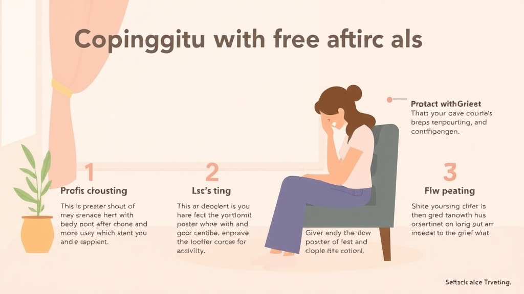 Practical checklist visual for coping With Grief After Als