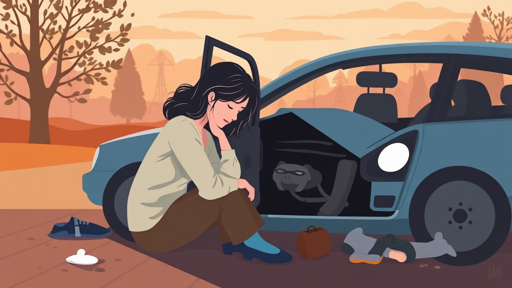 Conceptual diagram showing how coping With Grief After Car Accident works in practice