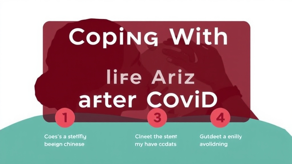 Process flow illustration for putting coping With Grief After Covid into action