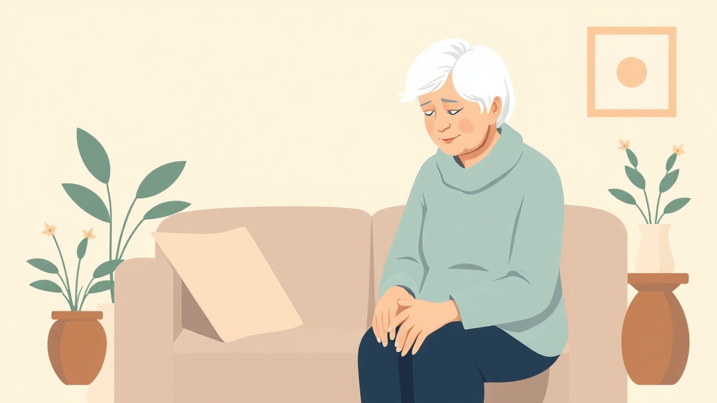 A professional illustration depicting coping With Grief After Dementia