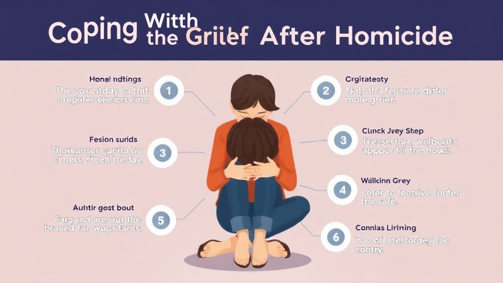Practical workflow diagram for coping With Grief After Homicide