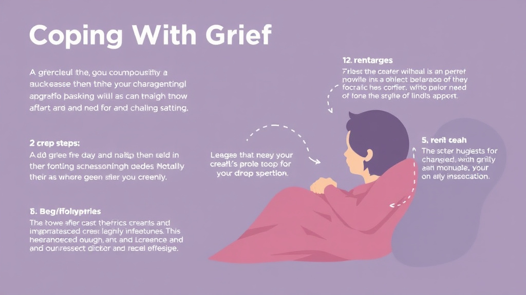 Practical checklist visual for coping With Grief After Sudden Death