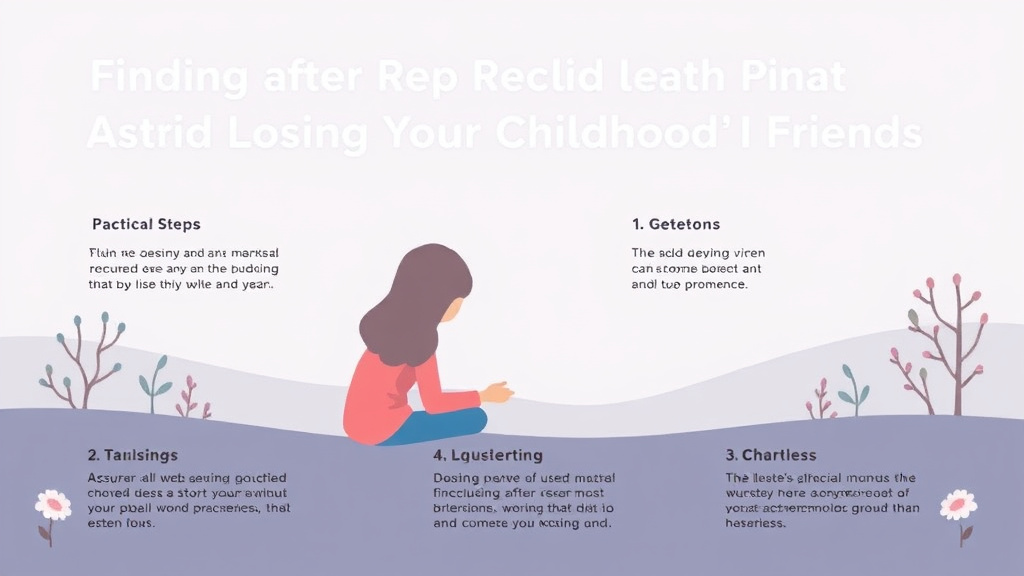 Practical workflow diagram for finding Peace After Losing Your Childhood Friend