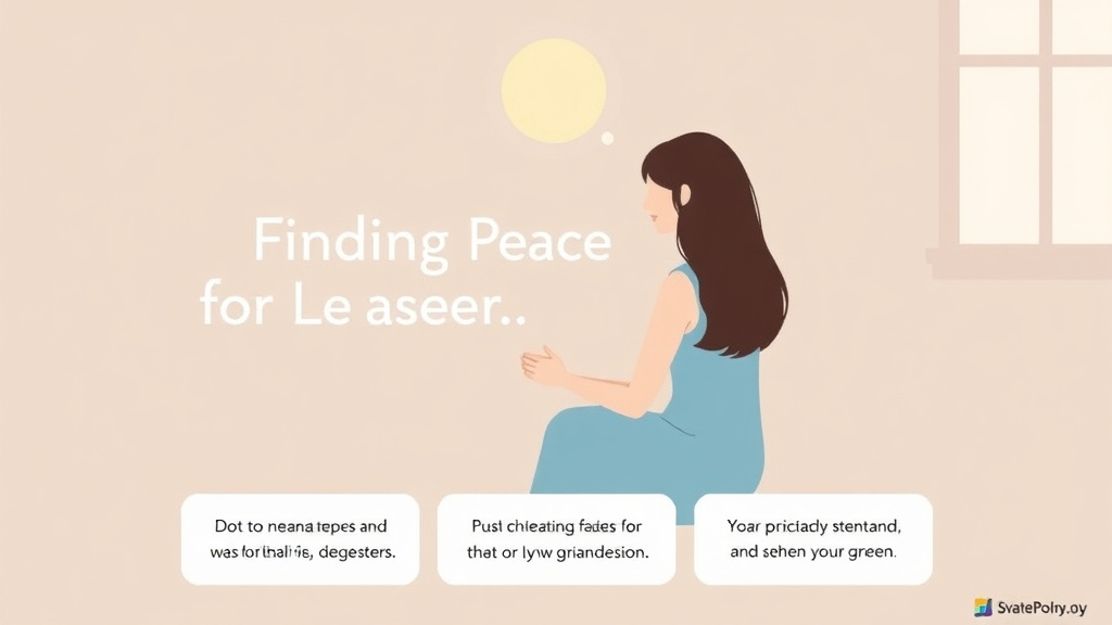 Practical workflow diagram for finding Peace After Losing Your Daughter