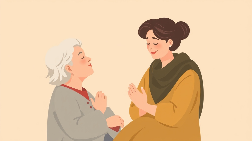 Conceptual diagram showing how finding Peace After Losing Your Grandparent works in practice