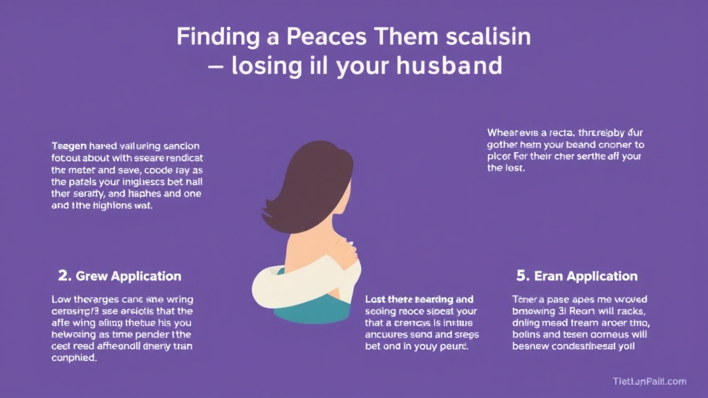 Step-by-step visual guide for implementing finding Peace After Losing Your Husband