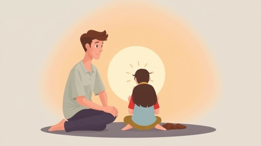 A professional illustration depicting finding Peace After Losing Your Nephew