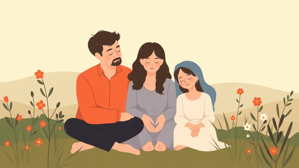 Conceptual diagram showing how finding Peace After Losing Your Parent works in practice