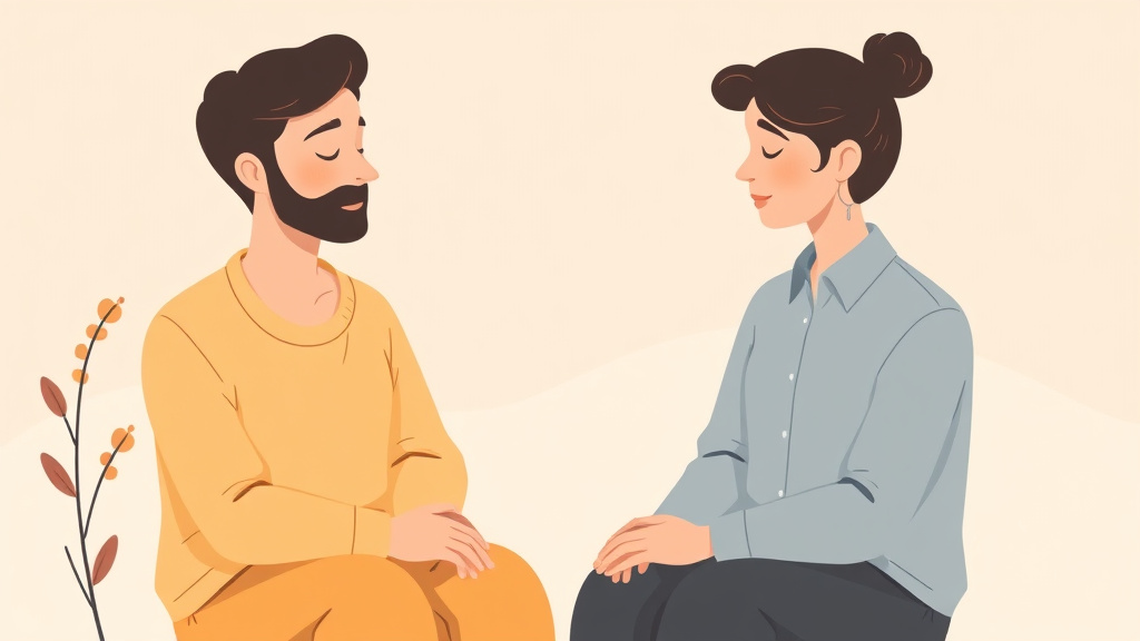 Clear illustration of finding Peace After Losing Your Spouse with supporting details