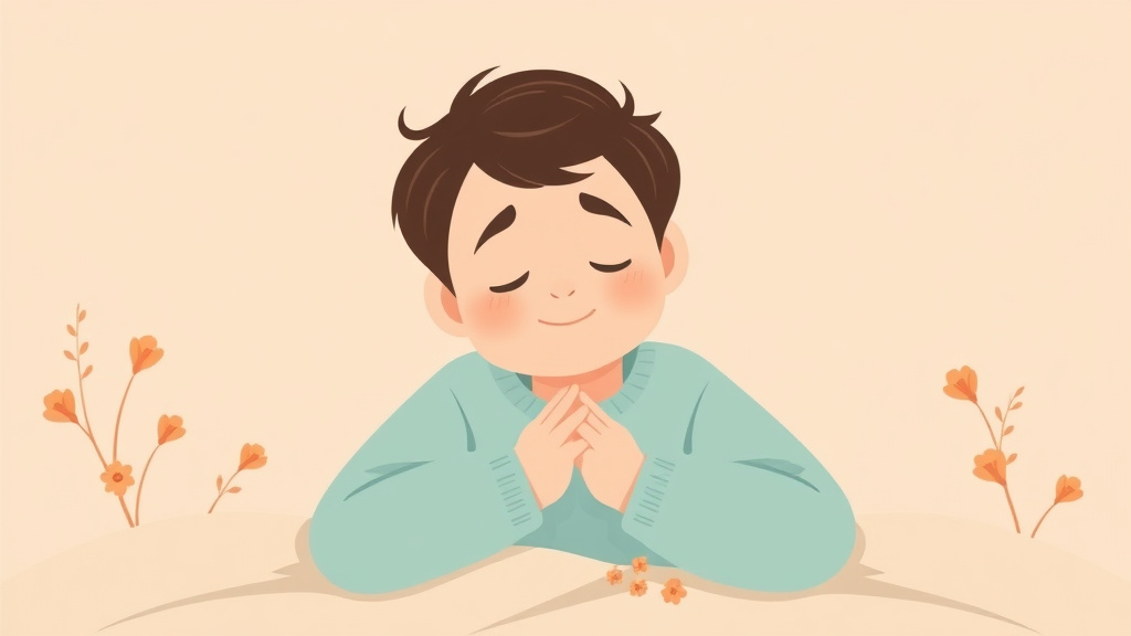A professional illustration depicting finding Peace After Losing Your Toddler