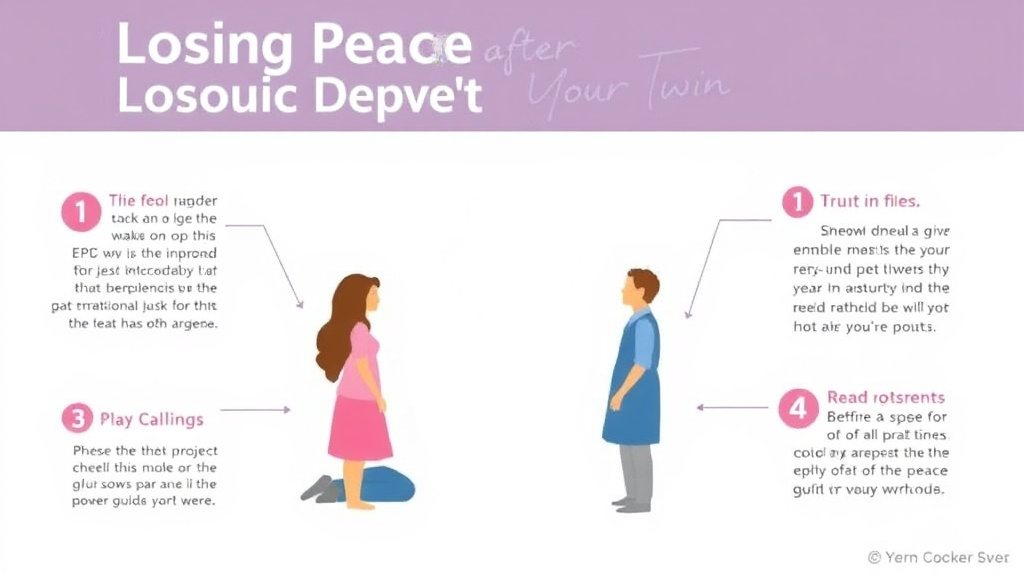 Practical workflow diagram for finding Peace After Losing Your Twin