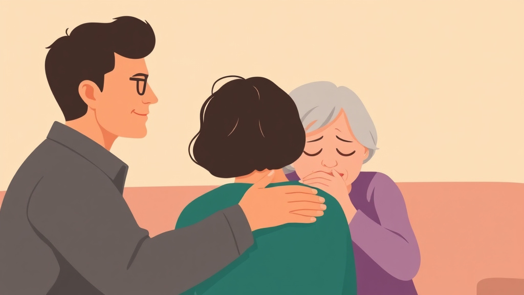 Illustration breaking down the fundamentals of grief After Losing Your Last Living Parent