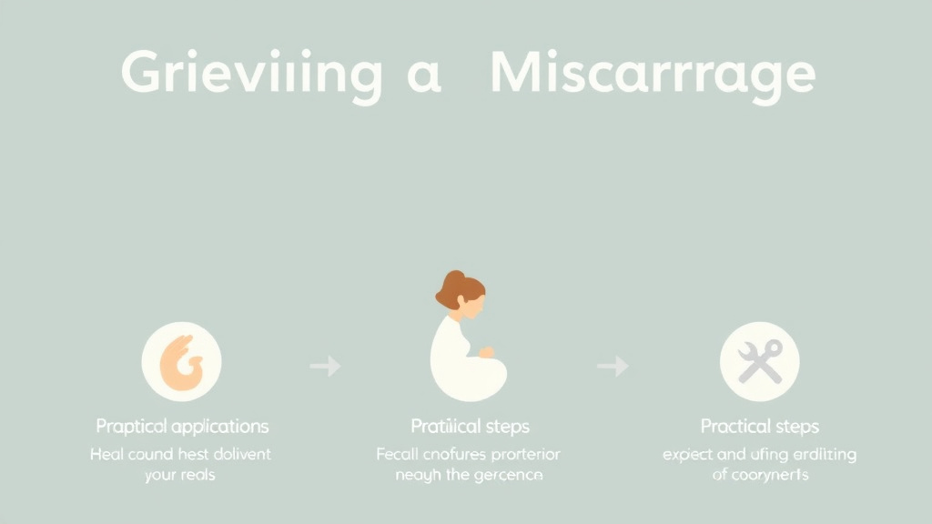 Practical workflow diagram for grieving a Miscarriage