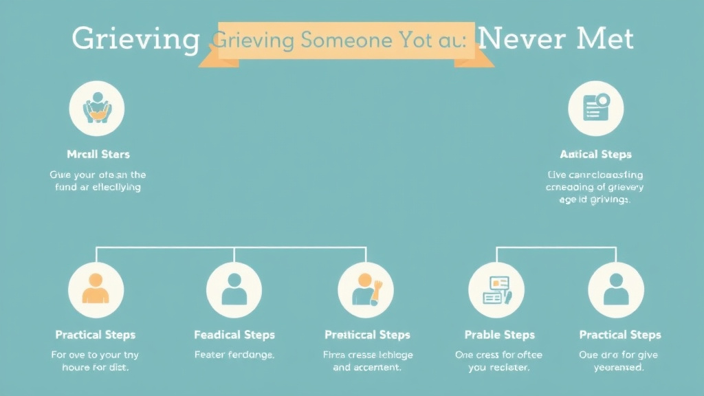 Action-oriented illustration showing how to apply grieving Someone You Never Met