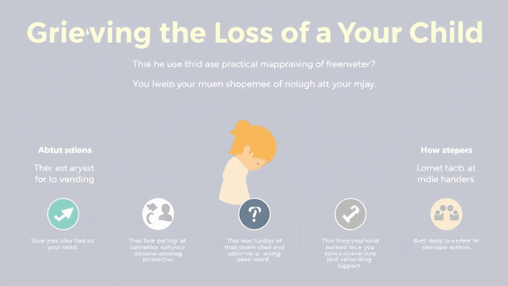Step-by-step visual guide for implementing grieving the Loss of Your Child