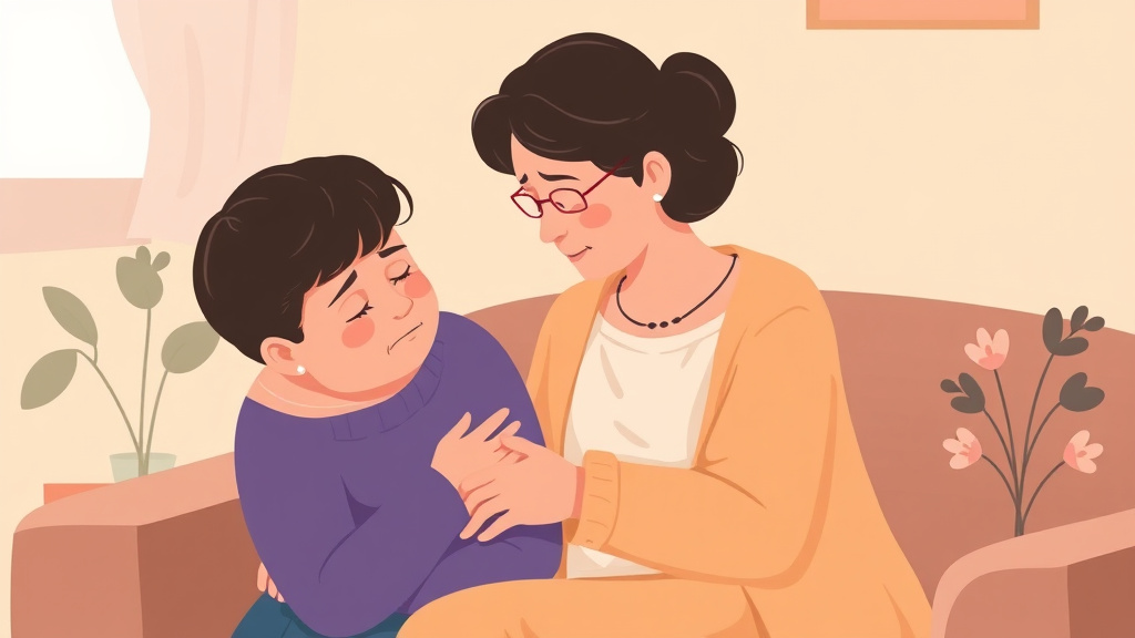 Clear illustration of grieving the Loss of Your Grandmother with supporting details
