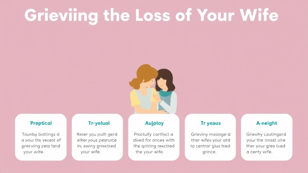 Hands-on guide visualization for grieving the Loss of Your Wife