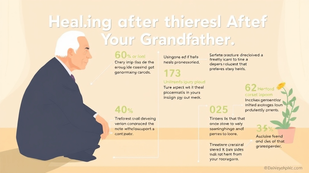 Practical checklist visual for healing After the Death of Your Grandfather