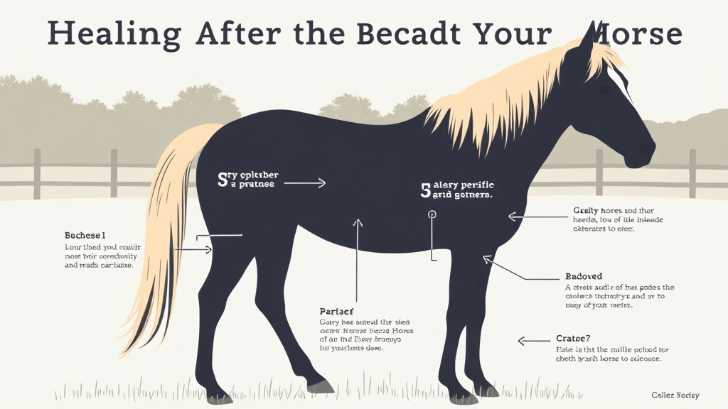 Action-oriented illustration showing how to apply healing After the Death of Your Horse