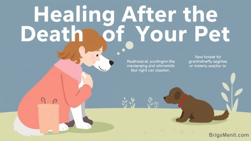 Practical workflow diagram for healing After the Death of Your Pet