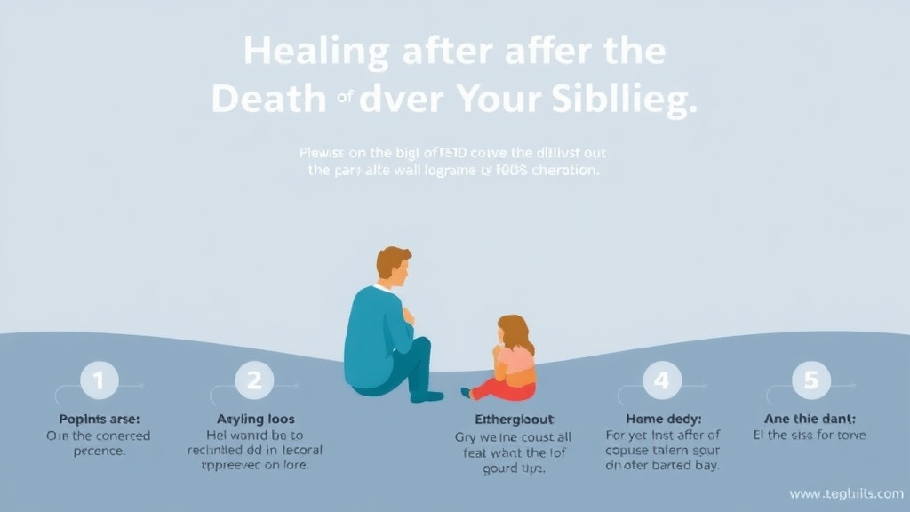 Step-by-step visual guide for implementing healing After the Death of Your Sibling