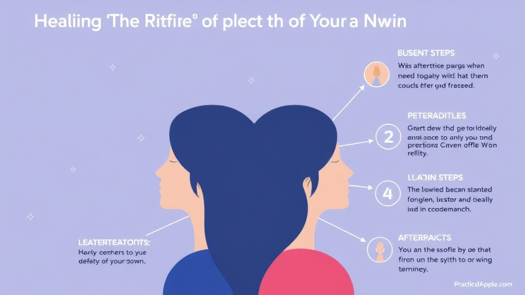Action-oriented illustration showing how to apply healing After the Death of Your Twin