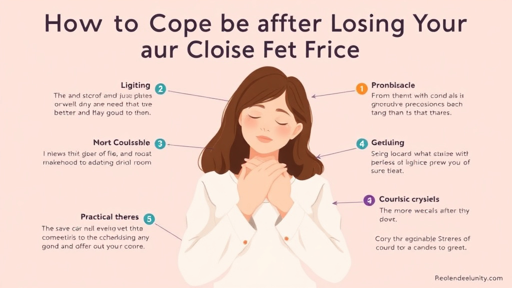 Practical checklist visual for cope After Losing Your Close Friend