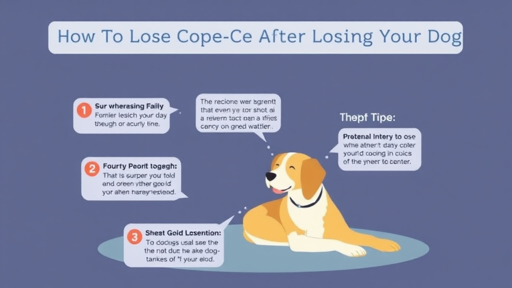 Practical checklist visual for cope After Losing Your Dog