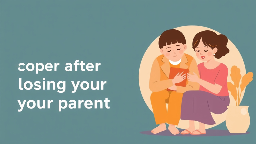 Clear illustration of cope After Losing Your Parent with supporting details