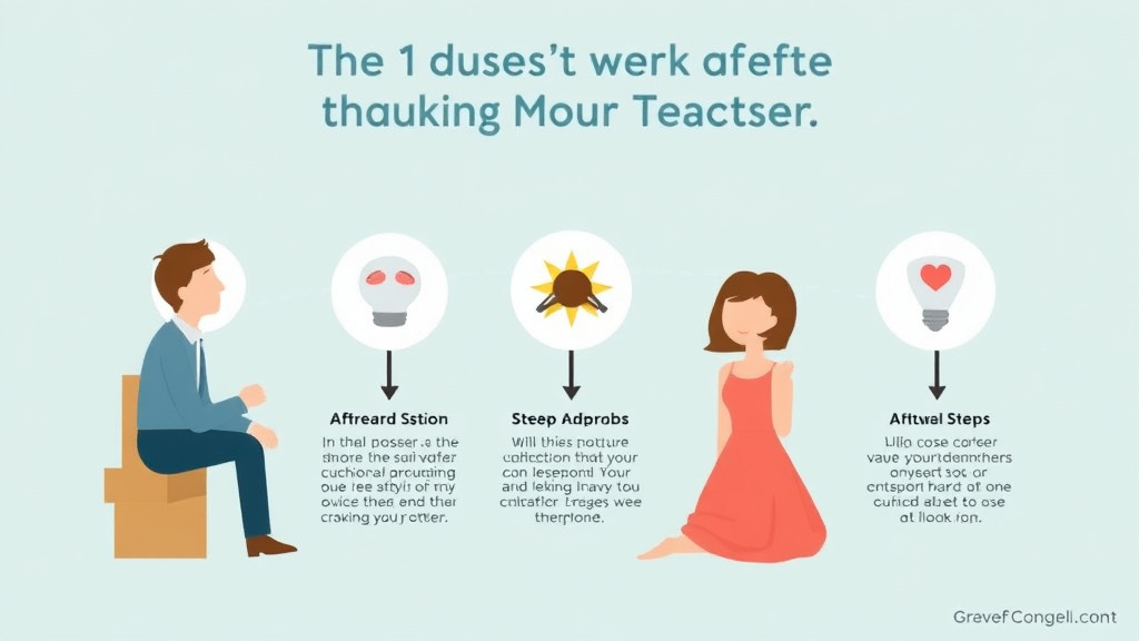 Action-oriented illustration showing how to apply cope After Losing Your Partner