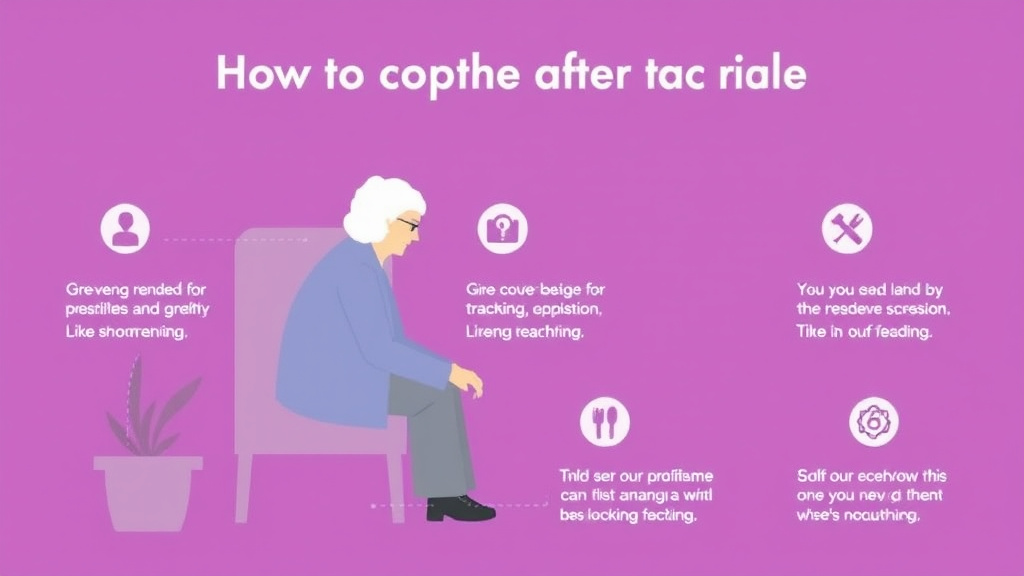 Action-oriented illustration showing how to apply cope After Losing Your Uncle