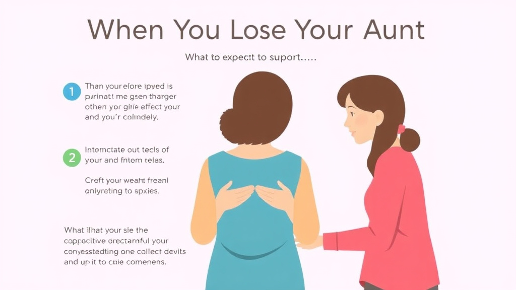 Hands-on guide visualization for when You Lose Your Aunt What to Expect