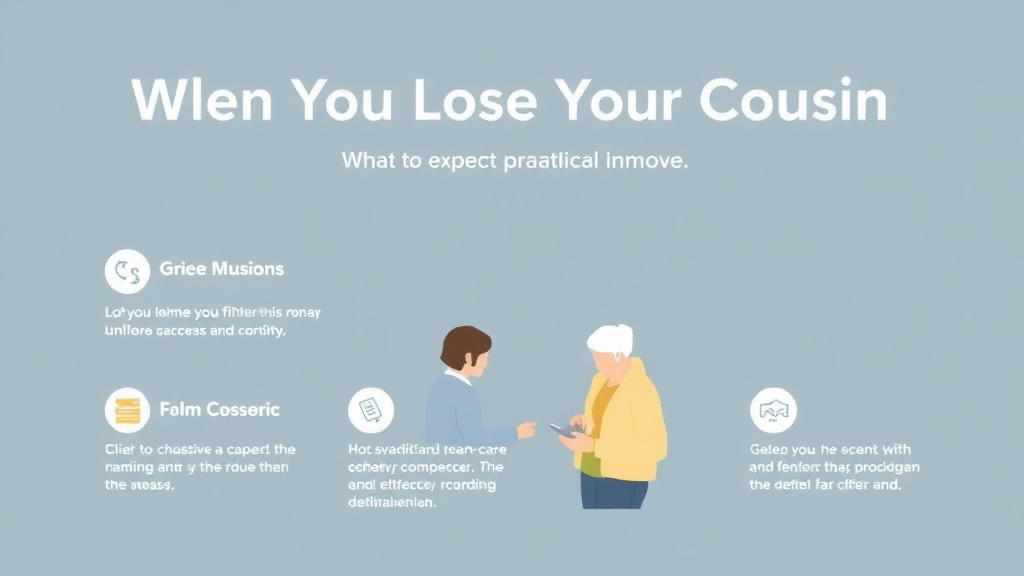 Practical workflow diagram for when You Lose Your Cousin What to Expect