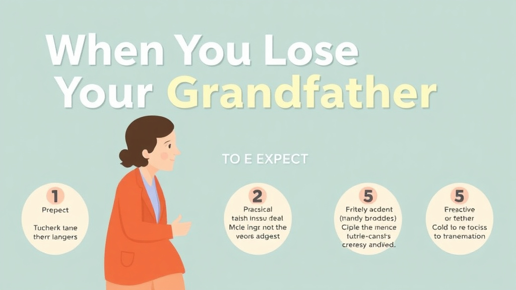 Implementation roadmap for when You Lose Your Grandfather What to Expect with actionable steps